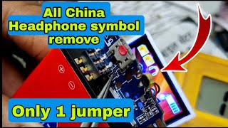 china phone headphone symbol Logo remove solution | china mobile headphone problem Jumper solution