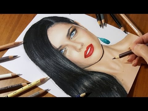 Adriana Lima pencil drawing by DreamUp Creation by Artemisia36 on DeviantArt