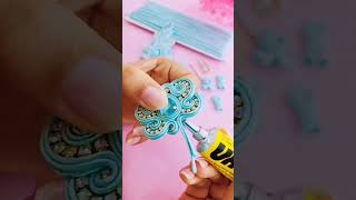 DIY Soutache #diy #earrings #tutorial #aretes #handmade #manualidades #bisuteria #diyaccessories