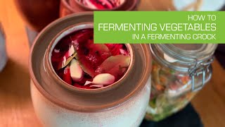63. Fermenting Vegetables in a Ceramic Fermenting Crock
