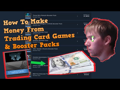 Making Money From Steam Booster Packs & Trading Card Games