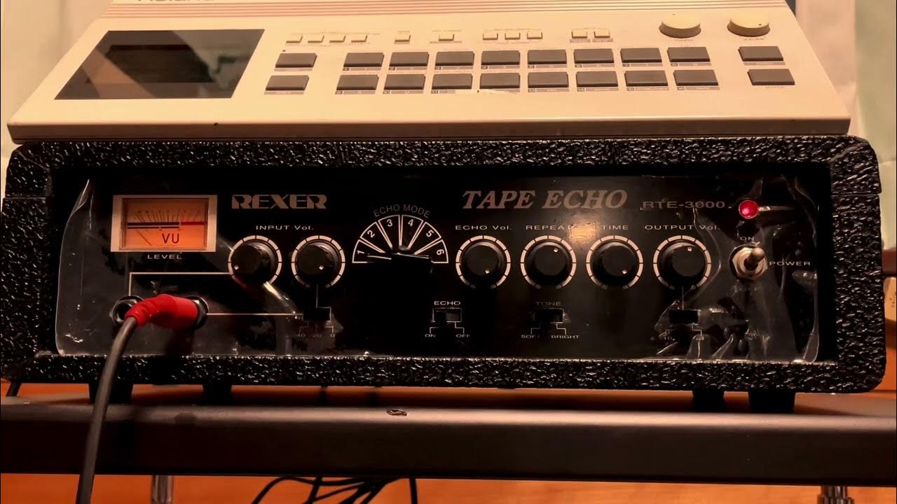 Rexer RTE3000 Stereo Tape echo machine YouTube