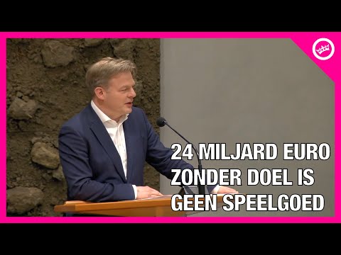'Stikstoffonds van 24 miljard is GEEN SPEELGOED!' - Pieter Omtzigt zucht en vlamt