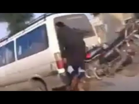 حادثه ابو عيد بالموتوسيكل اخطر حادثه