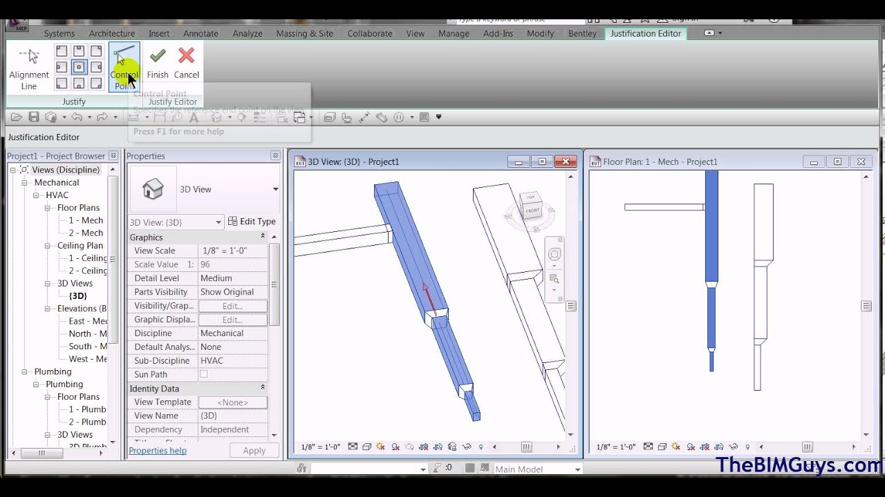 Revit MEP Justifying Aligning Ductwork in Revit MEP CADtechSeminars