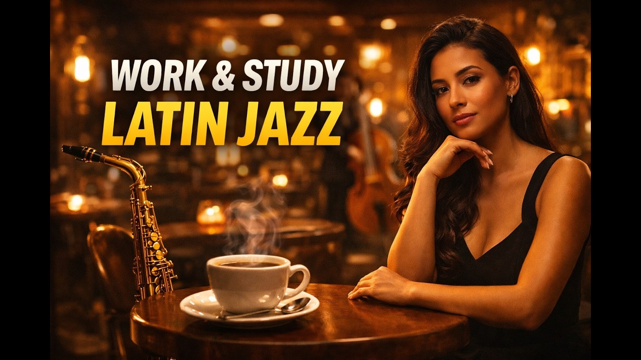🎷 Work & Study Latin Jazz – Smooth Afro-Cuban Sax for Focus
