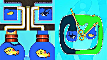 save the fish level 331 to 350 | save the fish gameplay | how to play mobile game save the fish