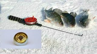 Насадка для зимней рыбалки на окуня.