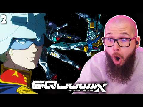 Nostalgia OG Remasted Gundam | Mobile Suit Gundam GQuuuuuuX Episode 2 Reaction (日本語字幕付き)