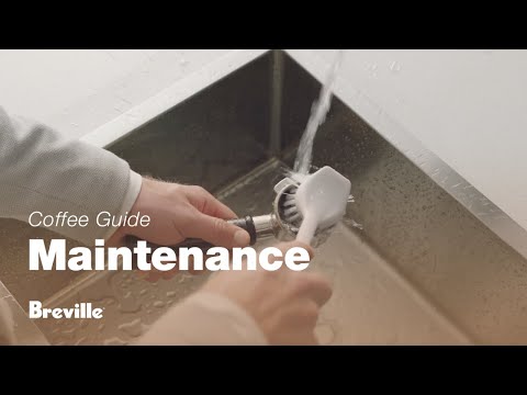 The Barista Touch™ | Everyday cleaning guide: the portafilter and filter basket | Breville USA