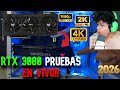 PROBANDO LA RTX 3080 EN VIVO!! 2026!! CAIGANLE PAPUS