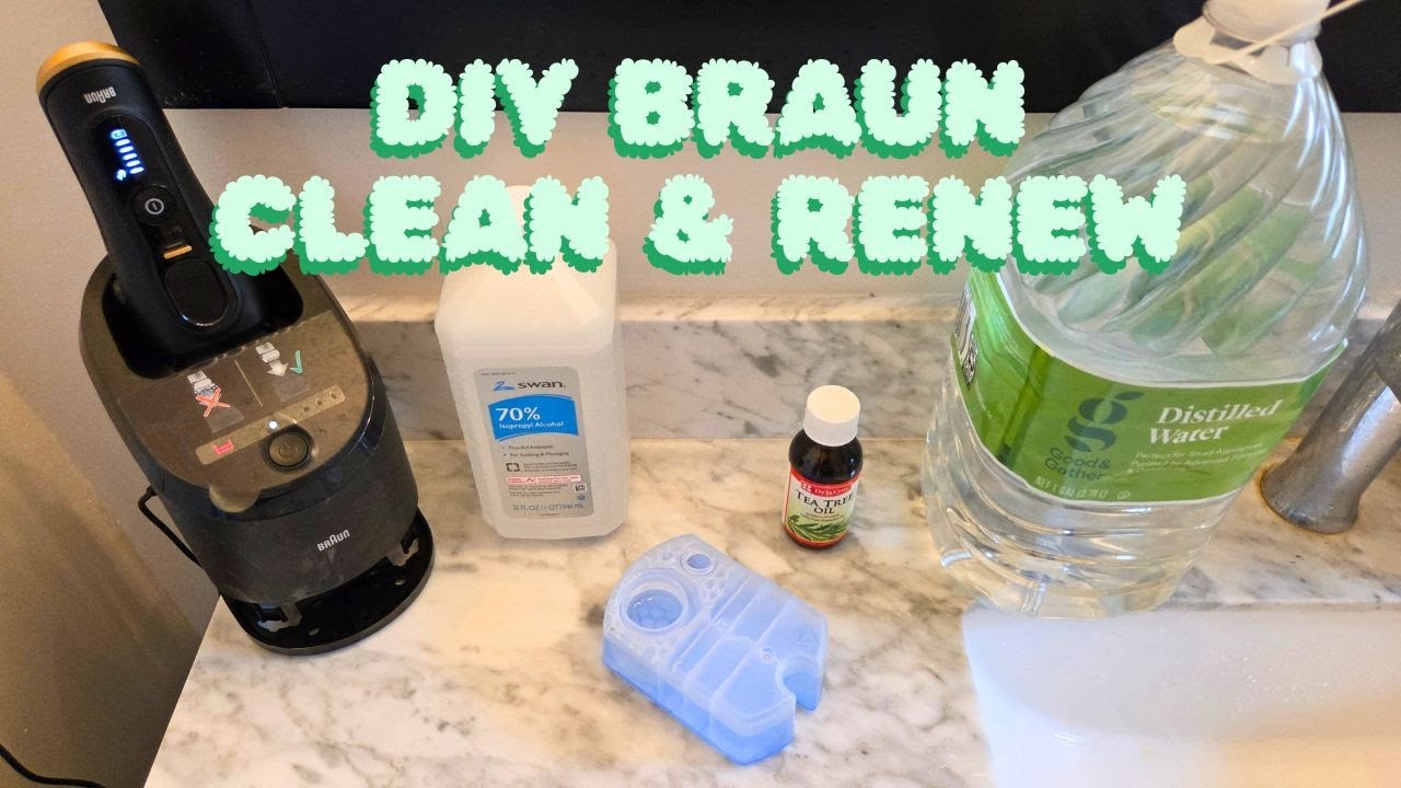 Made My Own Braun Series 9 Cartridge Cleaning Solution