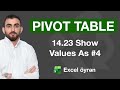 Excel dərsləri - 14.23 Excel Pivot Table I Show Values As #4
