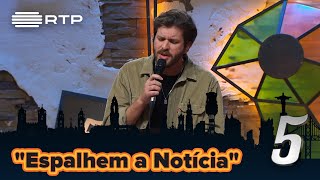 Tiago Nacarato faz versão de "Espalhem a Notícia" de Sérgio Godinho | 5 Para a Meia-Noite | RTP