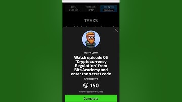 Bits Secret Code Today | Watch Episode 05 "Cryptocurrency Regulation" Bits Academy Secret Code!