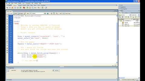 PHP How To: MySQL Query  - Send a query and get the results