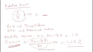 # 4 | Absolute Error | Limiting Error | Electrical Measurement |