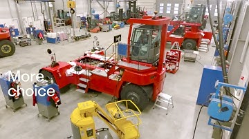 Kalmar Electric Empty Container Handler ECG90-110 - Timelapse