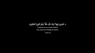 كروما قرآن سورة لقمان ، القارئ علي جابر .