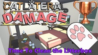 Catlateral Damage- Time to Clean the Litterbox Trophy