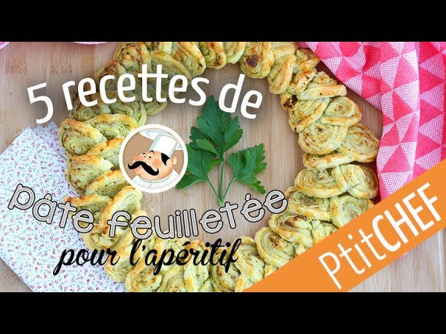 Cuillères en pâte feuilletée façon pizzaDemarle - Mise en bouche