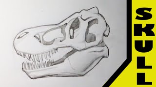 t rex bones drawing - Google Search  Dinosaur drawing, Skull drawing,  Skeleton drawings