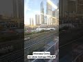 Москва-Сити. Вид из окна поезда МЦД4//Moscow City view