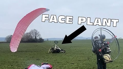 Paramotor trike launch fail! Prop crunch & roll!! Paramotor Club Bore Chasers 2023