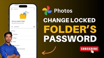 How To Change Google Photos Locked Folder Password !
