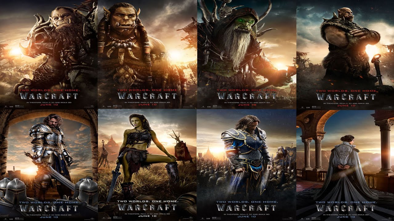 New Warcraft Character Posters Collider Youtube