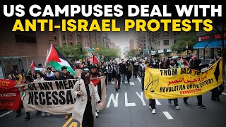 Pro Palestinian Protest LIVE | Protests At University | Columbia University Response To Antisemitism