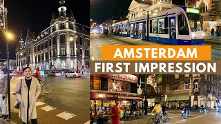 FIRST DAY IN AMSTERDAM NETHERLANDS VLOG | EUROPE FIRST IMPRESSIONS