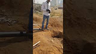 Cathodic protection Anode installation vertical Type Groundbed