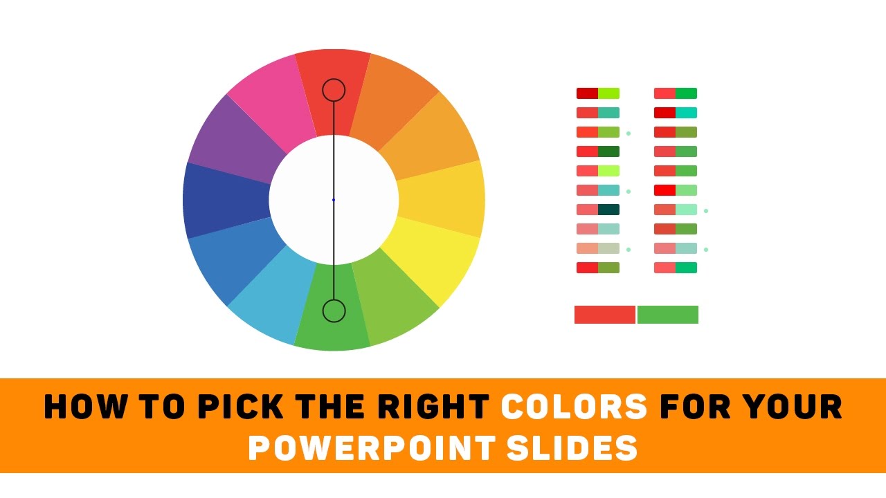 presentation colors to avoid