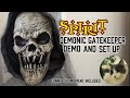 🎃Spirit Halloween Demonic Gatekeeper🎃/With funny cat moment!/