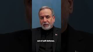 This Time Is Different Foreign Minister Of Iran Abbas Araghchi Rejects Calls For Ceasefire