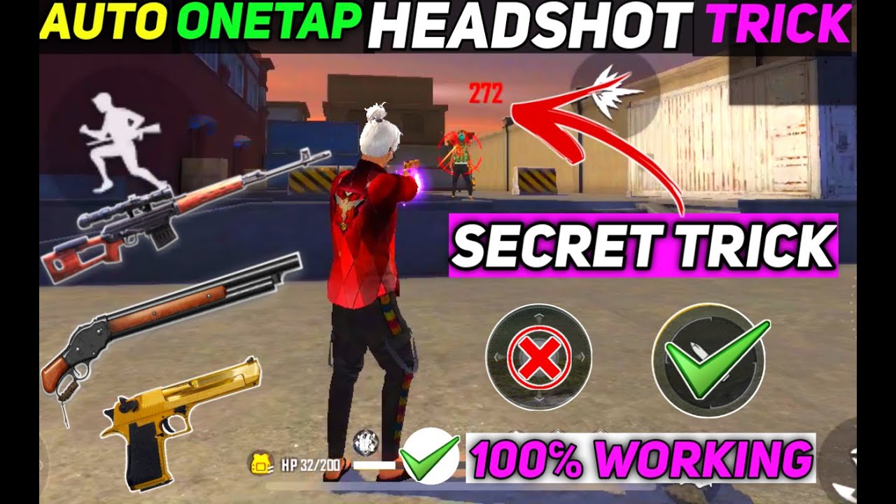 Free Fire Headshot Hack On Free Fire Max 100% Warking