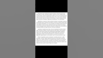 Antonio Giddens Structuration Theory