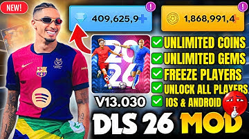 DLS 26 Mod APK – Unlimited Coins & Diamonds | Dream League Soccer New Update 2026 (Working Method)