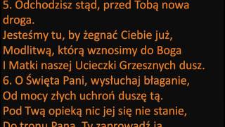 Zapada zmrok, już wszystkie światła gasną - Pieśń Pogrzebowa chords