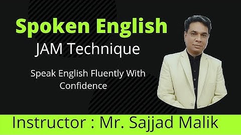 Fastest Way To Learn Spoken English || JAM Technique || Just a Minute Technique