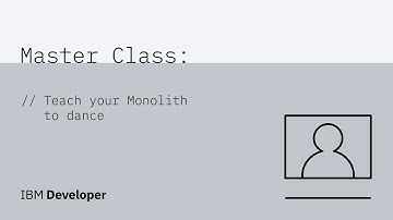 Master Class #3: Teach your Monolith to dance