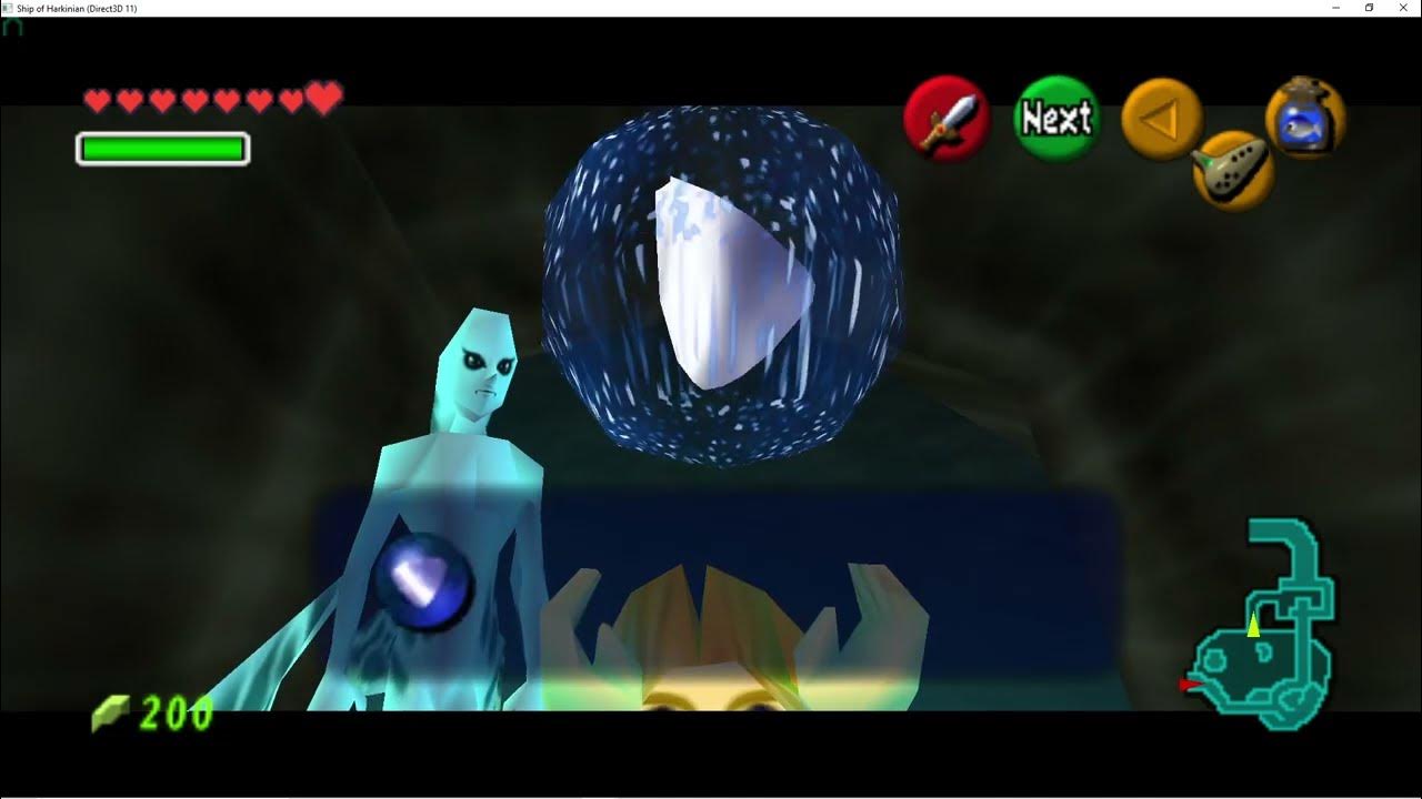 Ocarina of Time Zora's Domain Diving Game YouTube