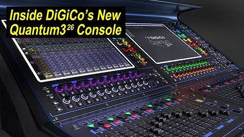 Inside DiGiCo’s New Compact Quantum326 Consoles