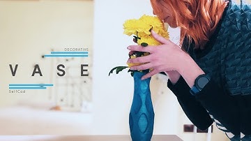 DIY 3D Printed Decorative Vase or How to Fix Anything with SelfCAD | Decor Ideas