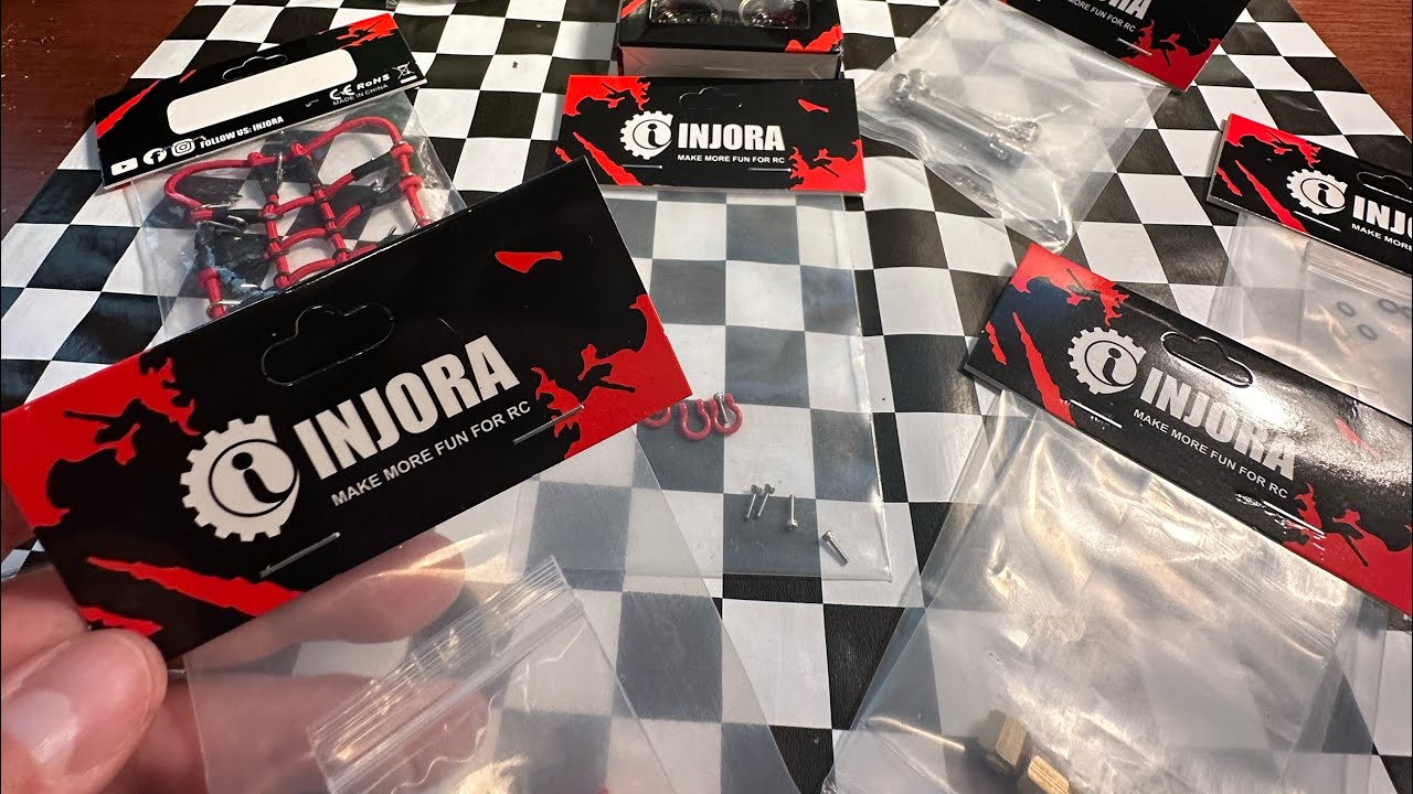 Injora upgrades for increased performance to the FCX18 LC80 🤘🎸🎧🧗💥
