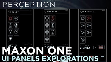 Maxon One Toolset Showcase UI Panel Development