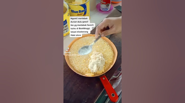Nikmati Martabak Durian