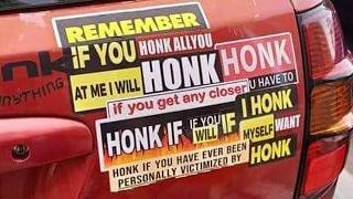 3 Idiots Laugh at UNHINGED Bumper Stickers