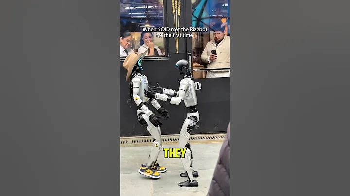 When KOID met the Rizzbot for the first time #rizzbot #koid #robot